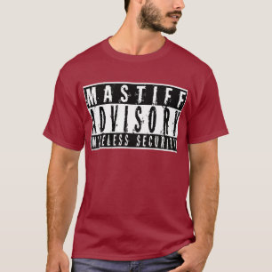マスティフの諮問無線保証 Tシャツ