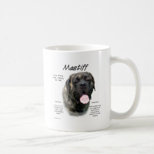 マスティフの(brindle)歴史のデザイン コーヒーマグカップ