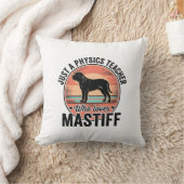 マスティフを愛する物理教師のヴィンテージ犬Tシャツ_1 クッション (ブランケット)