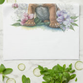 マスティフドッグママフローラ キッチンタオル (折り畳み)