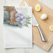 マスティフドッグママフローラ キッチンタオル (四つ折り)