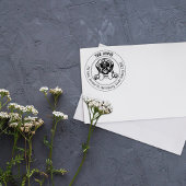 マスティフドッグ差出人住所ファミリー ラバースタンプ