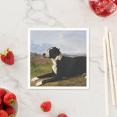 マスティフラブラドール犬のポートレート（ローザボネウル） スタンダードカクテルナプキン (インサイチュ)