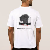 マスティフ版溶融金属レース Tシャツ (裏面)