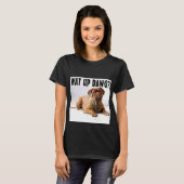 マスティフ犬おもしろTシャツ Tシャツ (正面フル)