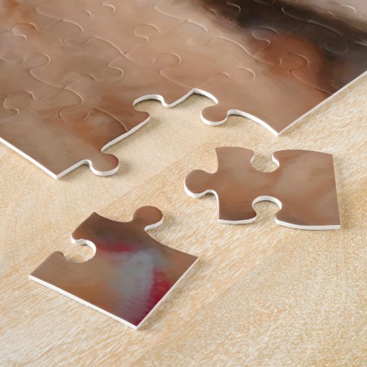 マスティフ犬のアートフォト絵画ズ ジグソーパズル (側面)