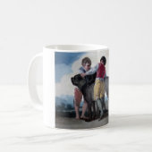マスティフ犬を飼った少年たち(by Francisco Goya) コーヒーマグカップ (正面左)