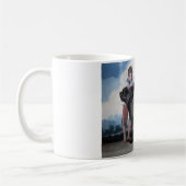 マスティフ犬を飼った少年たち(by Francisco Goya) コーヒーマグカップ (左)