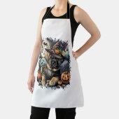 マスティフ犬ハロウィーン広場 エプロン (インサイチュ)
