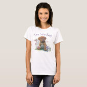 マスティフ犬ママ フローラル Tシャツ (正面フル)
