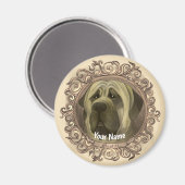 マスティフ犬 マグネット (正面/裏面)