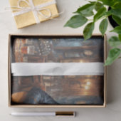 マスティフ遊スチームパンクのギター –  薄葉紙 (ギフト)