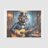 マスティフ遊スチームパンクのギター –  薄葉紙 (正面)