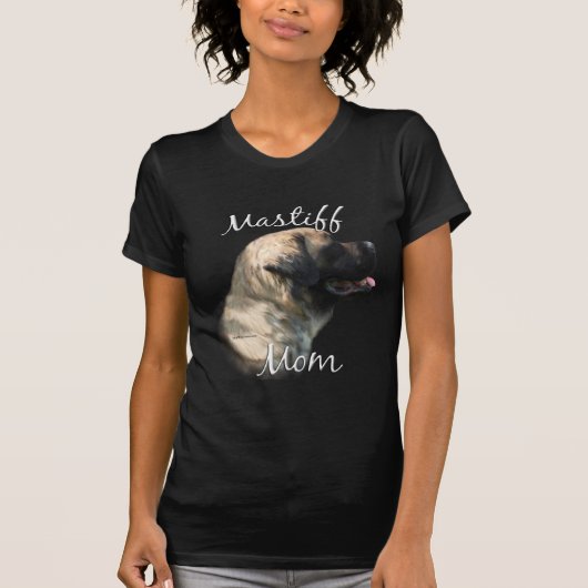 マスティフ(ふわふわ)お母さん2 Tシャツ (正面)