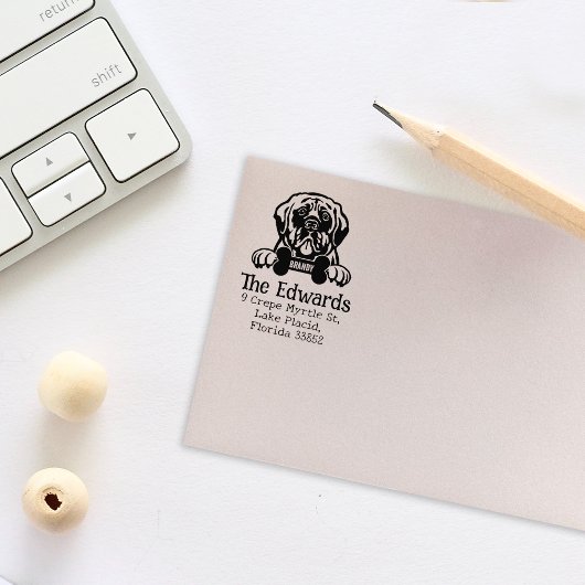 マスティフ・ドッグ、差出人住所、 ラバースタンプ