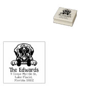 マスティフ・ドッグ、差出人住所、 ラバースタンプ (押印)