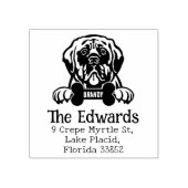 マスティフ・ドッグ、差出人住所、 ラバースタンプ (インプリント)