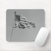 マストの米国旗 マウスパッド (マウス)