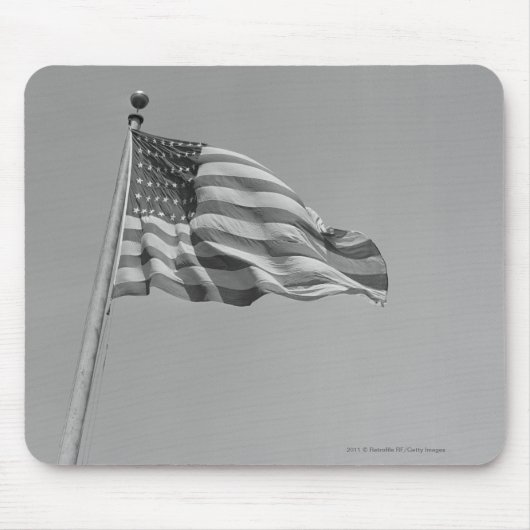 マストの米国旗 マウスパッド (正面)