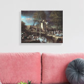 マストドンの発掘， 1806 キャンバスプリント (インサイチュ (リビング))