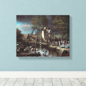 マストドンの発掘， 1806 キャンバスプリント (インサイチュ (ウッドフロア))