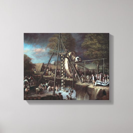 マストドンの発掘， 1806 キャンバスプリント (正面)