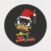マストビリーブクリスマス ラベル (デザイン1)