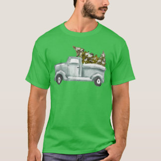 マストラックにクリスマスツリー Tシャツ