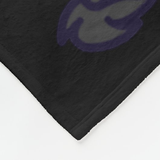 マストローバーチビ(小さくかわいく書いた感じ)ワザーリングウェーブステッカー フリースブランケット (角)