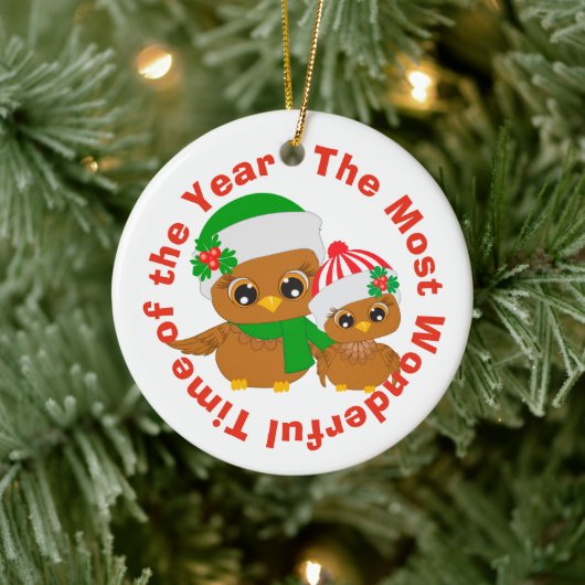 マストワンタイムホリデーフール セラミックオーナメント (ツリー)