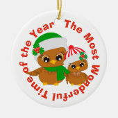 マストワンタイムホリデーフール セラミックオーナメント (正面)