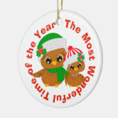 マストワンタイムホリデーフール セラミックオーナメント (左)