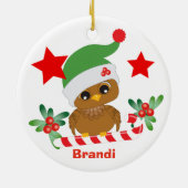 マストワンタイムホリデーフール セラミックオーナメント (裏面)