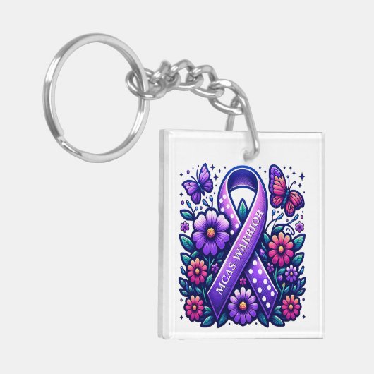 マスト細胞活性化症候群MCAS戦士 キーホルダー (正面左)