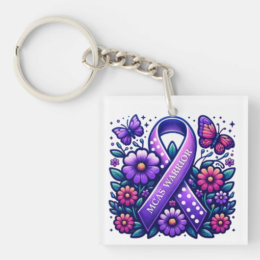 マスト細胞活性化症候群MCAS戦士 キーホルダー (正面)