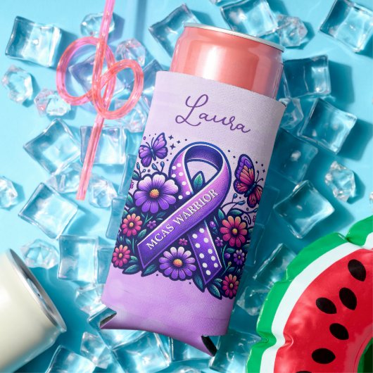 マスト細胞活性化症候群MCAS戦士 スリム缶クーラー (インサイチュ 夏)