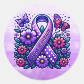 マスト細胞活性化症候群MCAS戦士 ラウンドシール (正面)