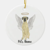 マスドフォーン グレートデーン 追悼記念 セラミックオーナメント (正面)