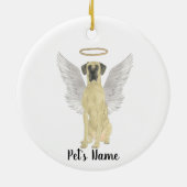 マスドフォーン グレートデーン 追悼記念 セラミックオーナメント (裏面)