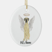 マスド フォーン グレートデーン 追悼記念 セラミックオーナメント (右)