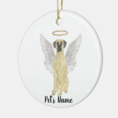 マスド フォーン グレートデーン 追悼記念 セラミックオーナメント (左)