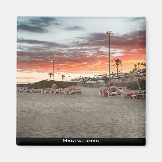 マスパロマスサンセット マグネット (正面)