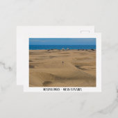 マスパロマス砂丘 箔シーズンポストカード (正面/裏面)