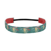 マスフィン – 緑のハエに並べられる アスレチックヘッドバンド (正面)