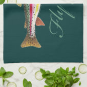 マスフライ釣り キッチンタオル (折り畳み)