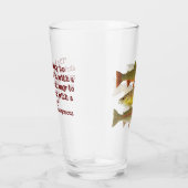 マスユーモアのある付きビールグラス タンブラーグラス (右)