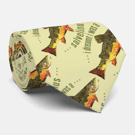 マスユーモアのある魚釣り ネクタイ (ロール)