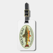 マスユーモアのある魚釣り ラゲッジタグ (正面縦)