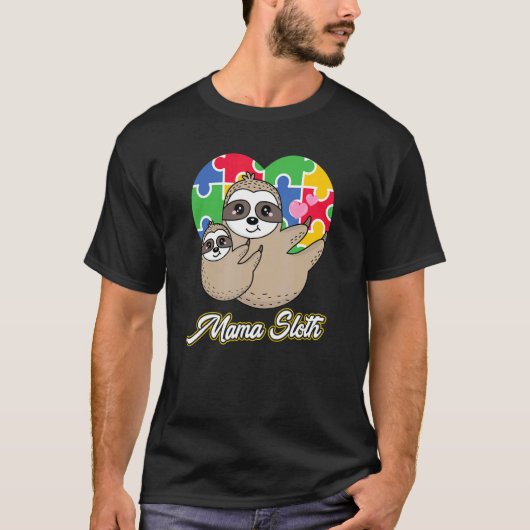 マスロース自閉症意識 Tシャツ (正面)