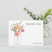 マスンジャーのかすみ草の感謝カード 招待状 (スタンド正面)